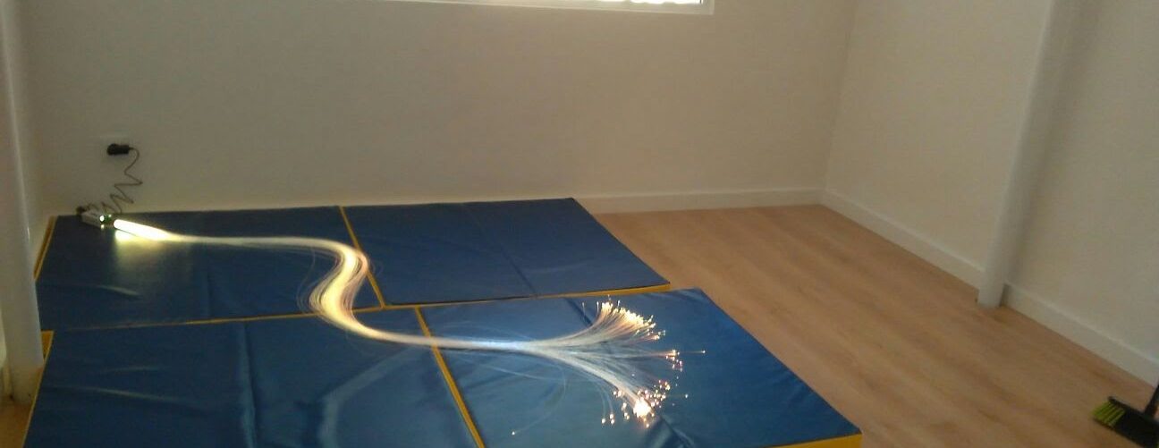 Colchoneta adaptable en una de las salas del centro de integracion